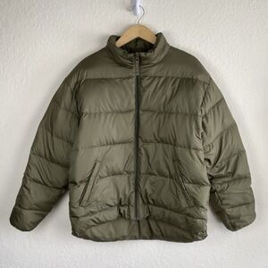 Cabelas Premier Northern Goose Down Puffer Coat Mens M 550 Power Fill Packable